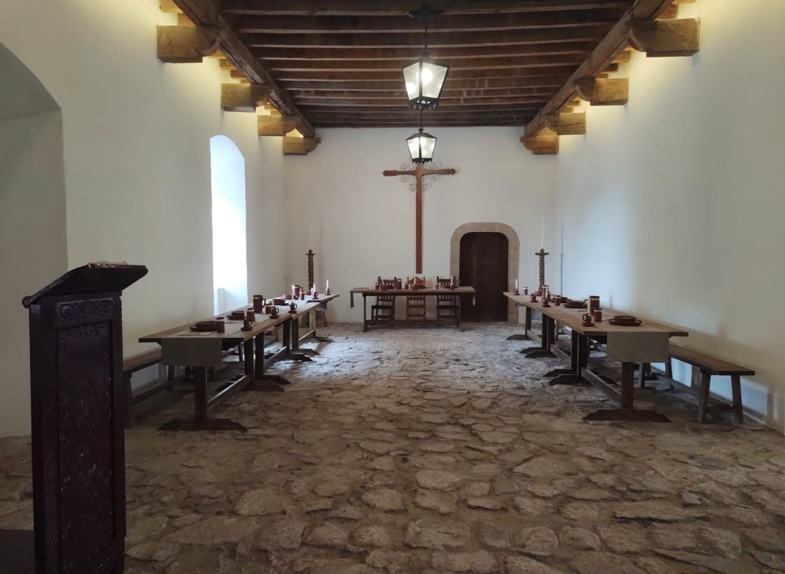 Refectorio del antiguo convento de San Juan Bautista de Tetela del Volcán